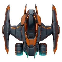 隠身のプレイ中の機体（俯瞰）